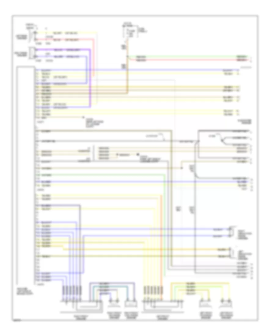 Radio Wiring Diagram, with Top HIFI Radio (1 of 3) for BMW 528i 1997