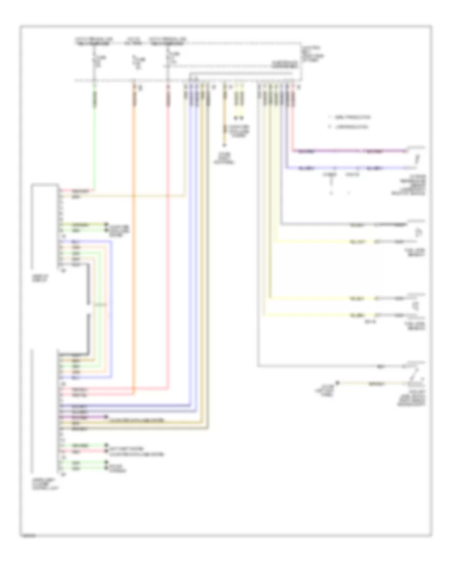 Instrument Cluster Wiring Diagram for BMW 550i 2012