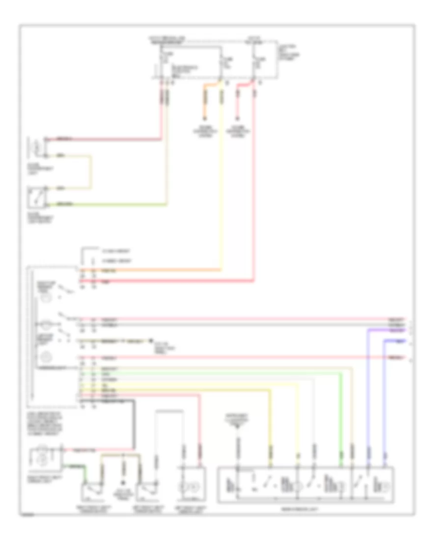 Courtesy Lamps Wiring Diagram 1 of 3 for BMW 550i 2012