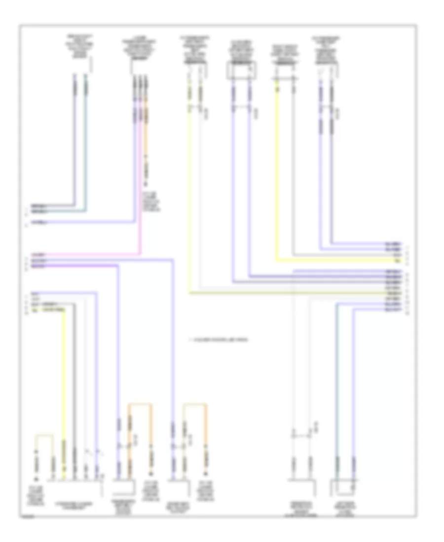 Supplemental Restraints Wiring Diagram (2 of 3) for BMW 550i 2012