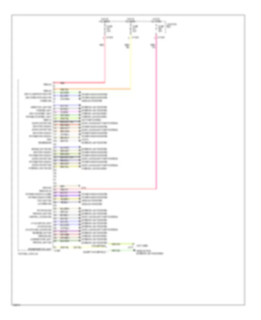 Body Control Modules Wiring Diagram (2 of 2) for BMW 335d 2011