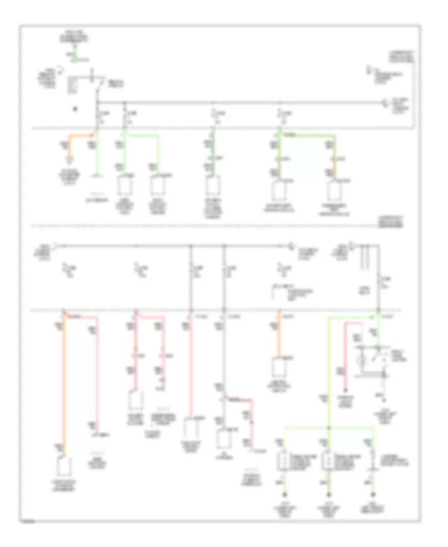 Power Distribution Wiring Diagram (4 of 5) for BMW 335d 2011