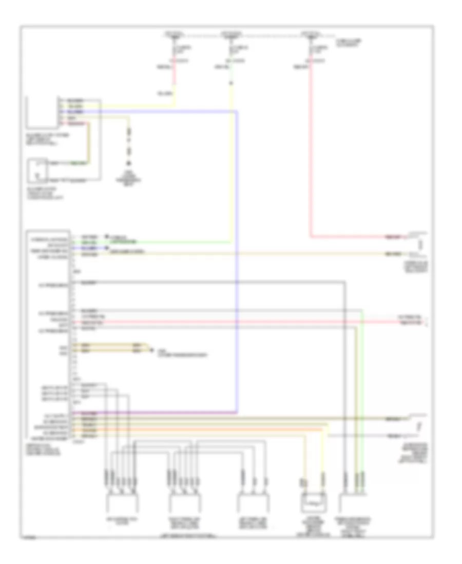 Manual A C Wiring Diagram 1 of 2 for BMW 325xi 2001