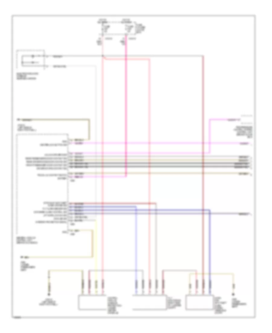 Forced Entry Wiring Diagram 1 of 2 for BMW 325xi 2001