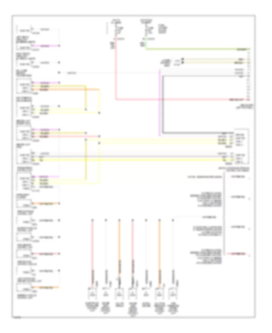 Computer Data Lines Wiring Diagram 1 of 2 for BMW 325xi 2001