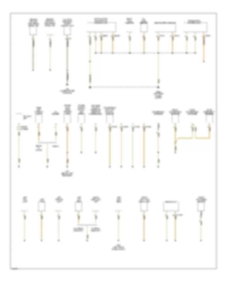 Ground Distribution Wiring Diagram 1 of 4 for BMW 325xi 2001