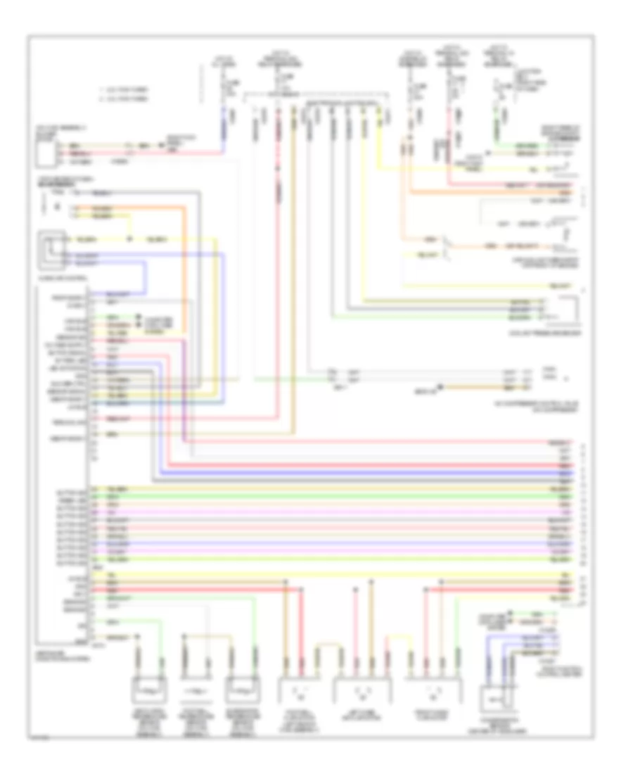 Automatic A C Wiring Diagram 1 of 2 for BMW Z4 35i 2013