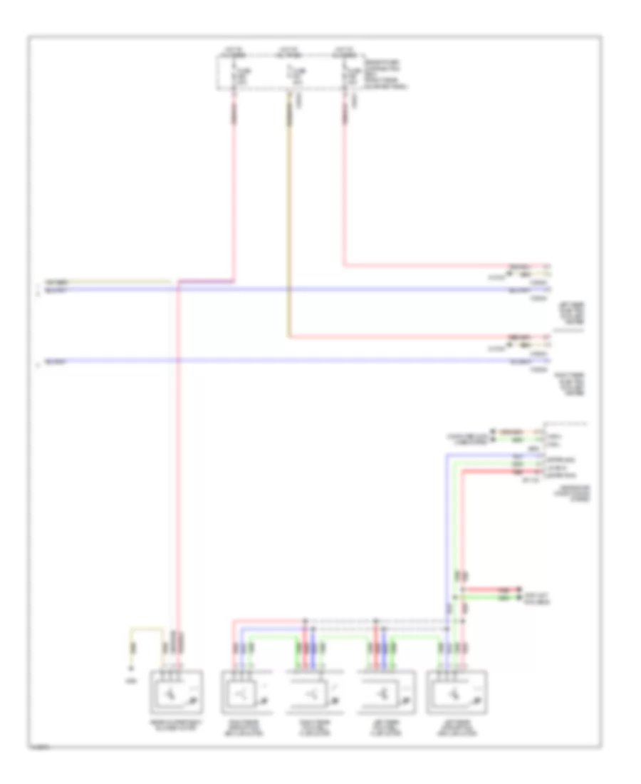 Rear Heater  A C Wiring Diagram 2 of 2 for BMW X6 35i 2008