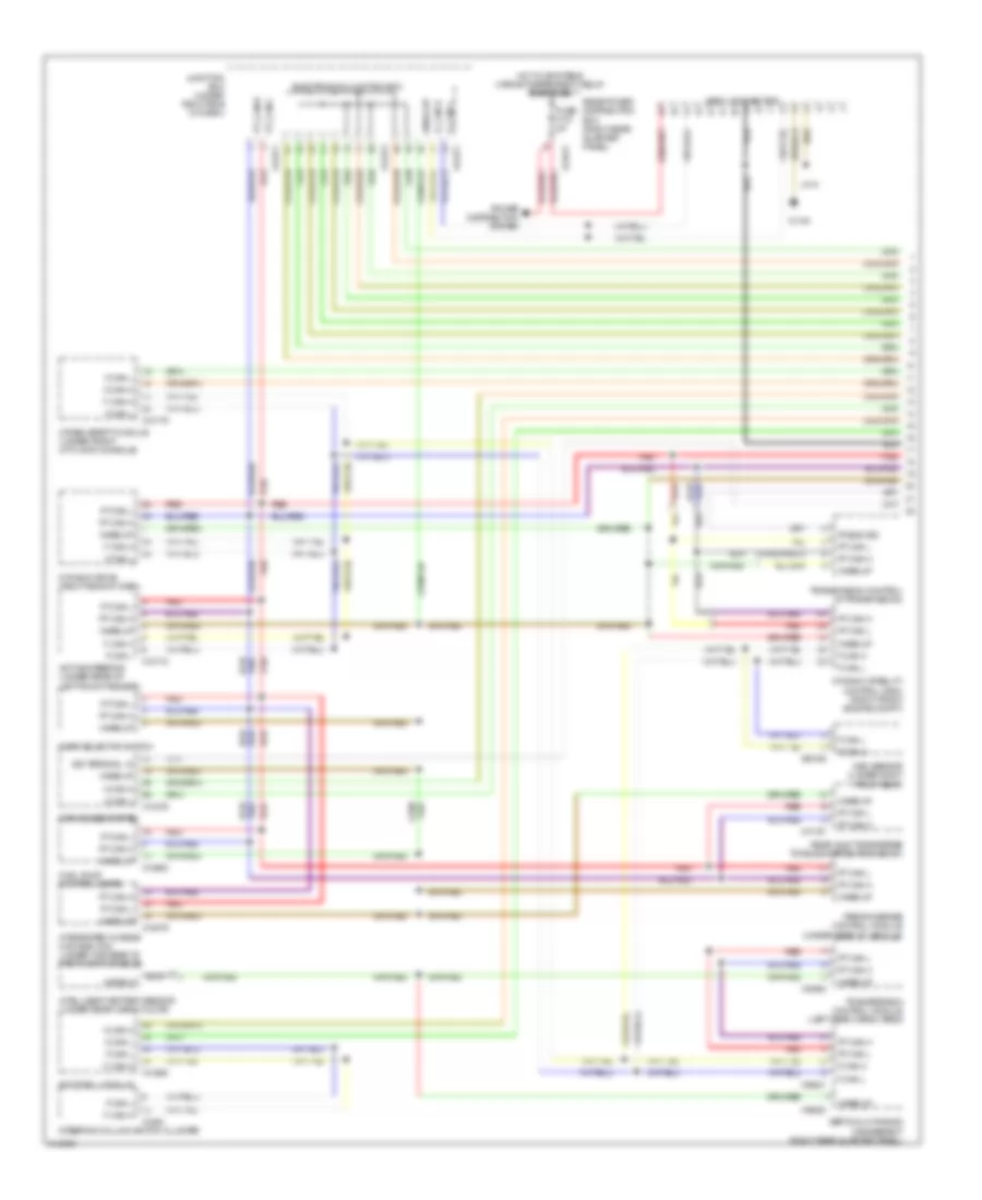 Computer Data Lines Wiring Diagram 1 of 2 for BMW X6 35i 2008