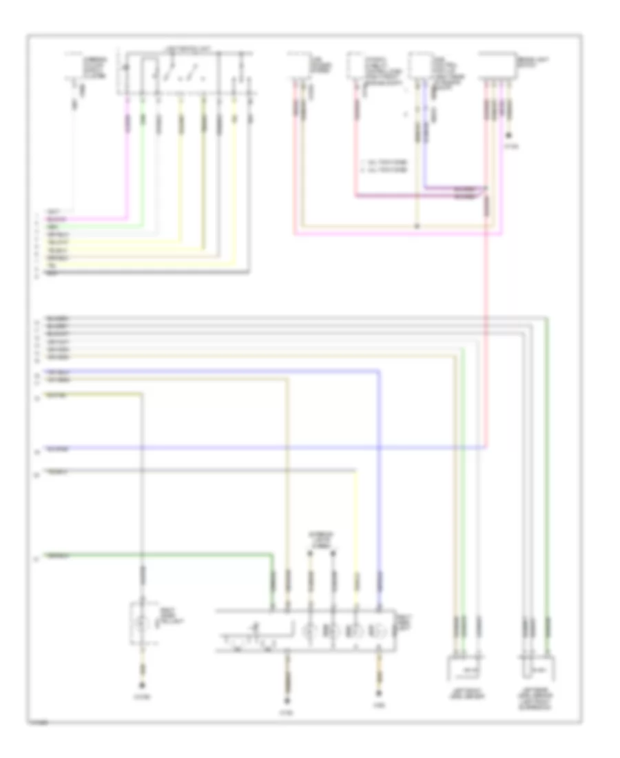 Adaptive Front Lighting Wiring Diagram 2 of 2 for BMW X6 35i 2008