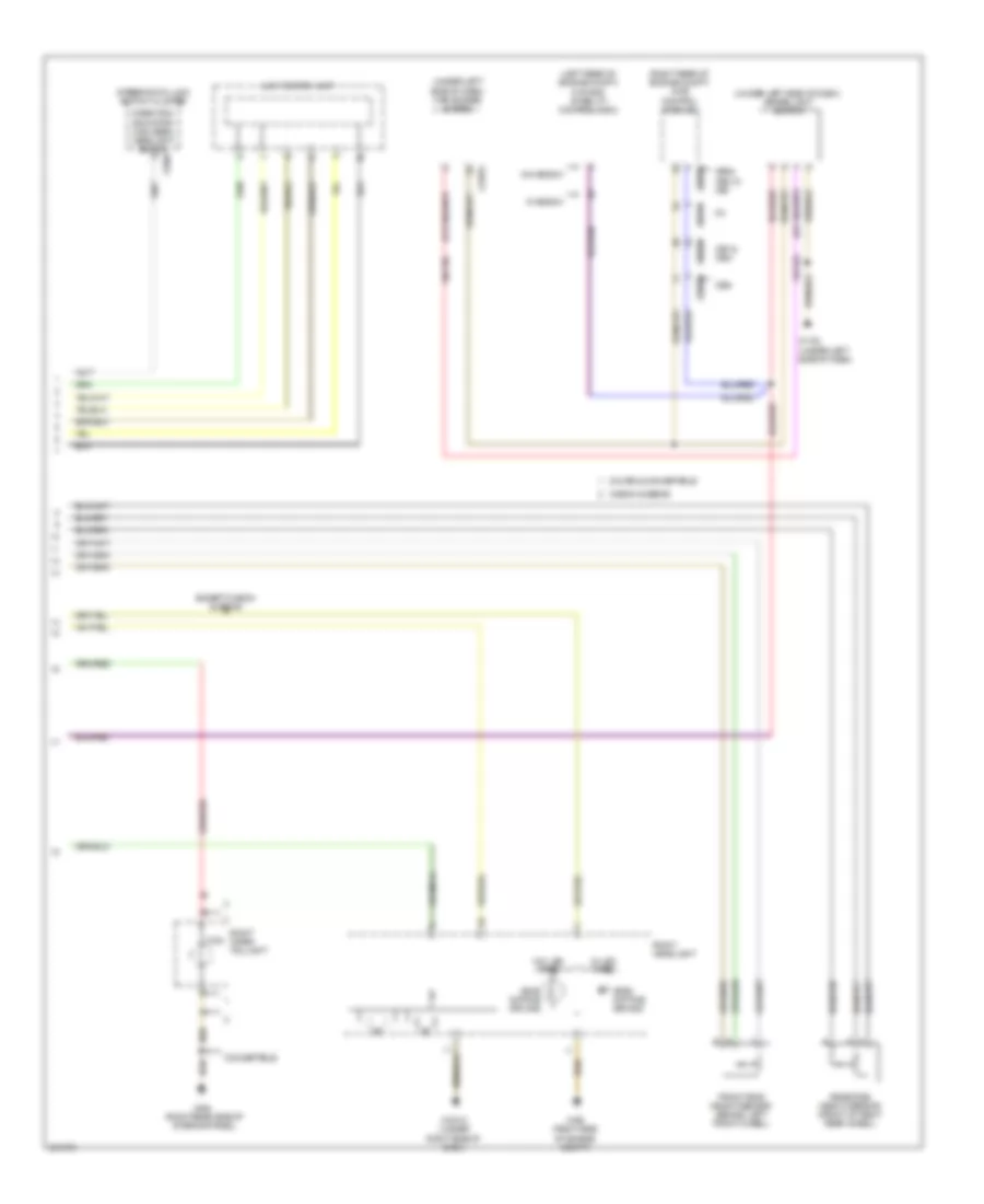 Adaptive Front Lighting Wiring Diagram 2 of 2 for BMW 335i 2011
