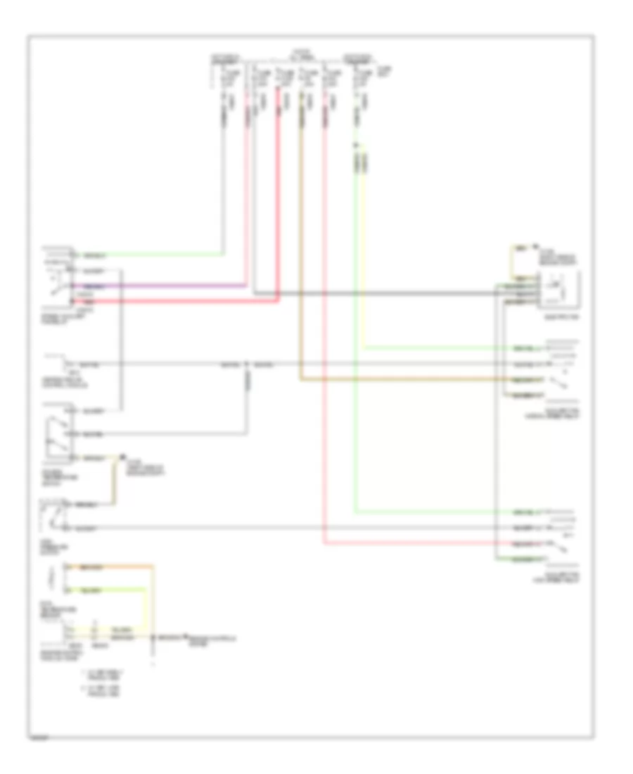 Cooling Fan Wiring Diagram for BMW 740i 1997