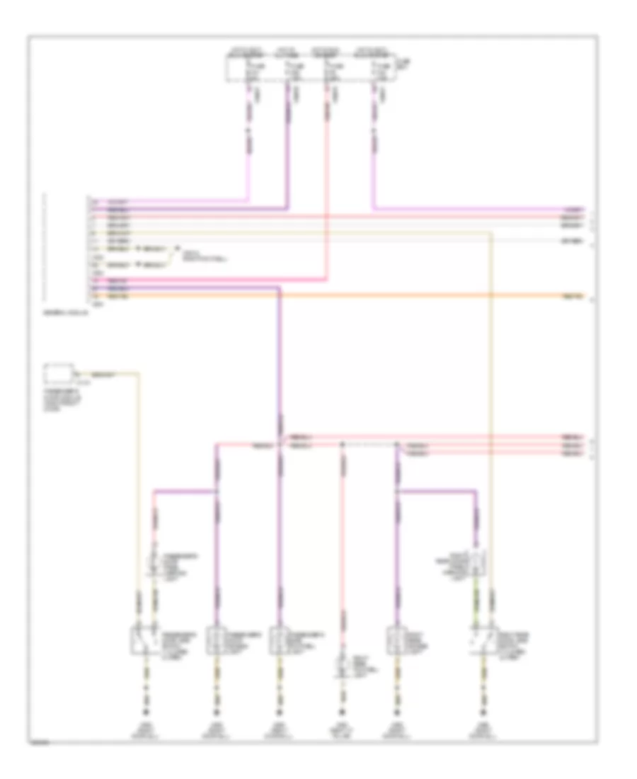 Courtesy Lamps Wiring Diagram 1 of 3 for BMW 740i 1997