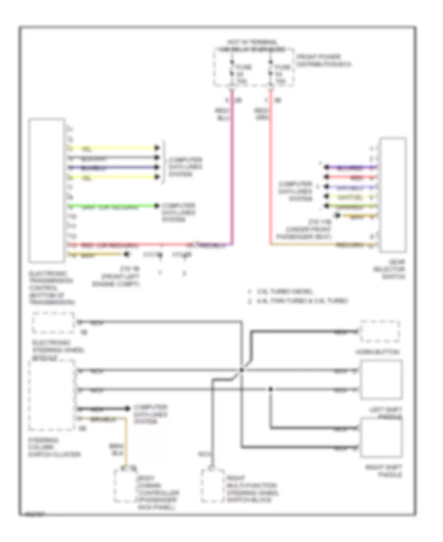 A T Wiring Diagram for BMW X5 sDrive35i 2014