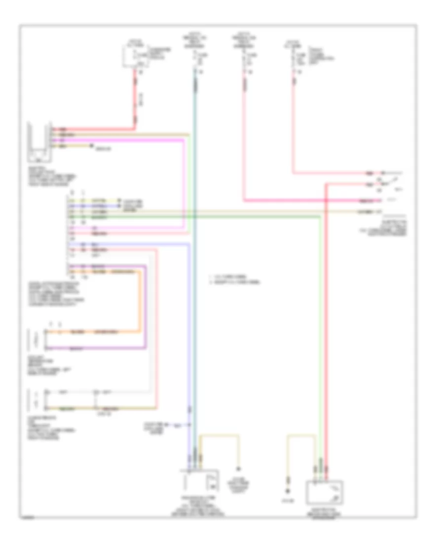 Cooling Fan Wiring Diagram for BMW X5 sDrive35i 2014
