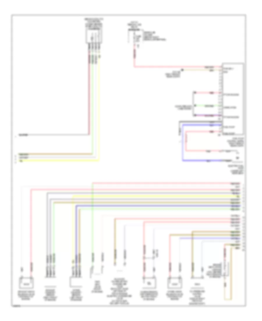 3.0L Turbo, Engine Performance Wiring Diagram (2 of 5) for BMW X5 sDrive35i 2014