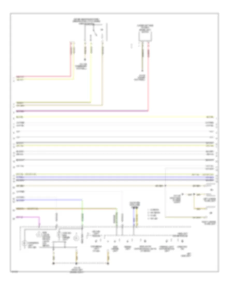 Exterior Lamps Wiring Diagram (2 of 4) for BMW X5 sDrive35i 2014
