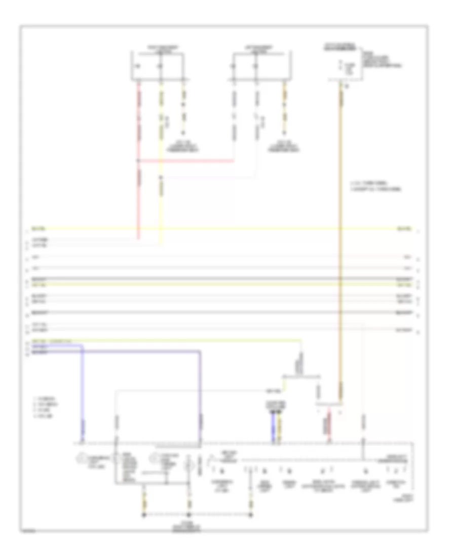 Exterior Lamps Wiring Diagram (3 of 4) for BMW X5 sDrive35i 2014