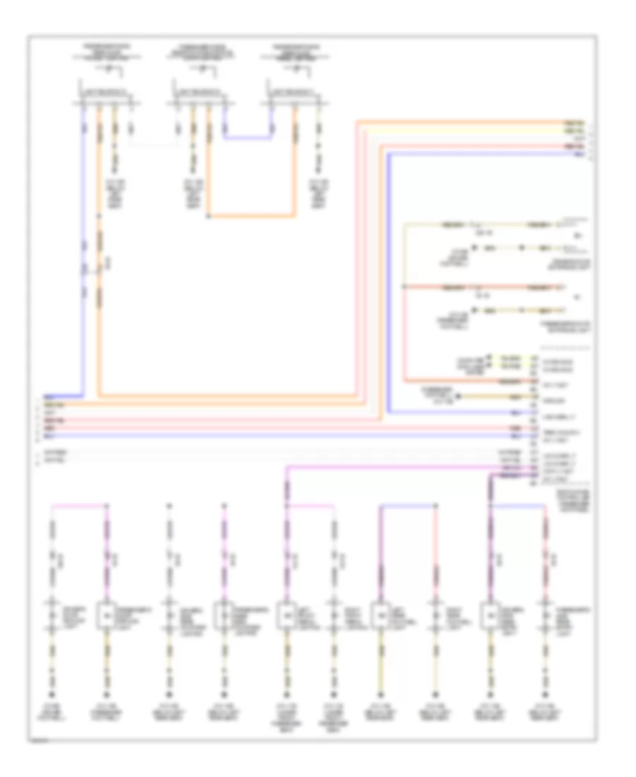 Courtesy Lamps Wiring Diagram (3 of 4) for BMW X5 sDrive35i 2014