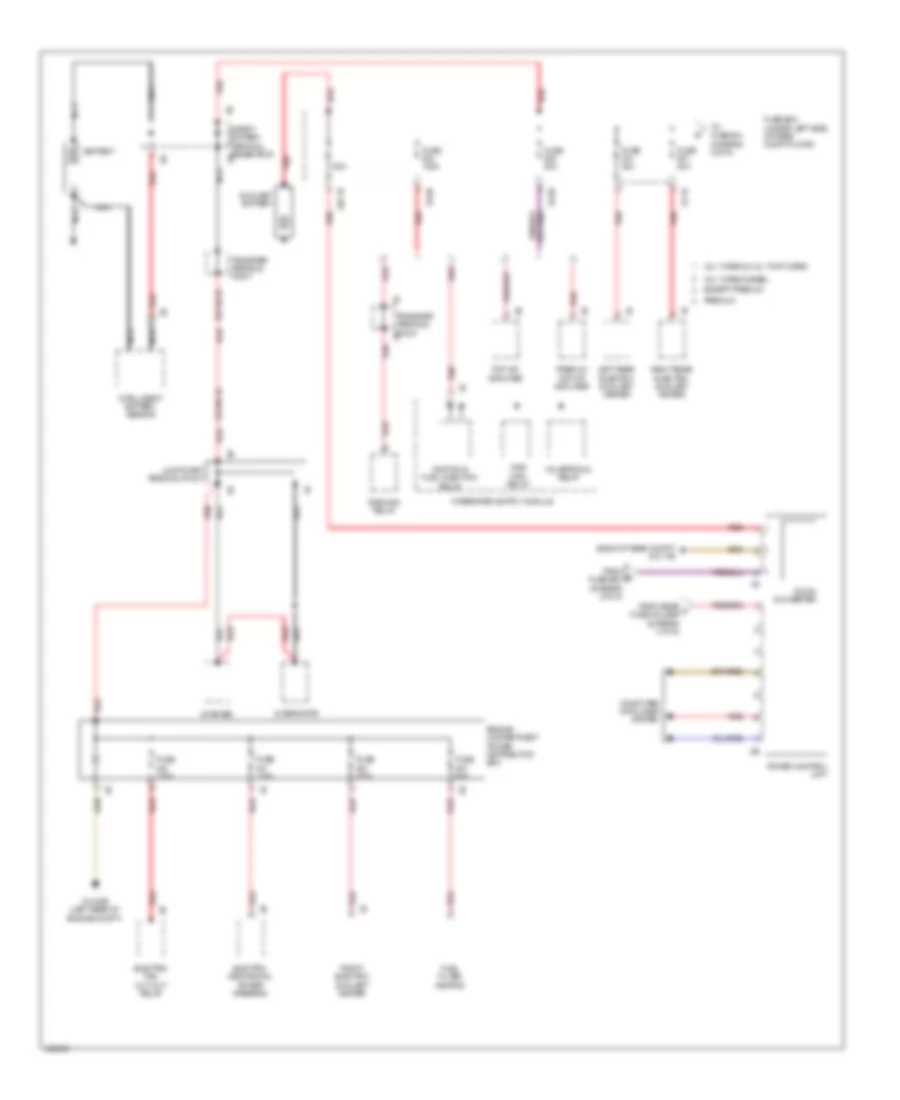 Power Distribution Wiring Diagram 1 of 6 for BMW X5 sDrive35i 2014