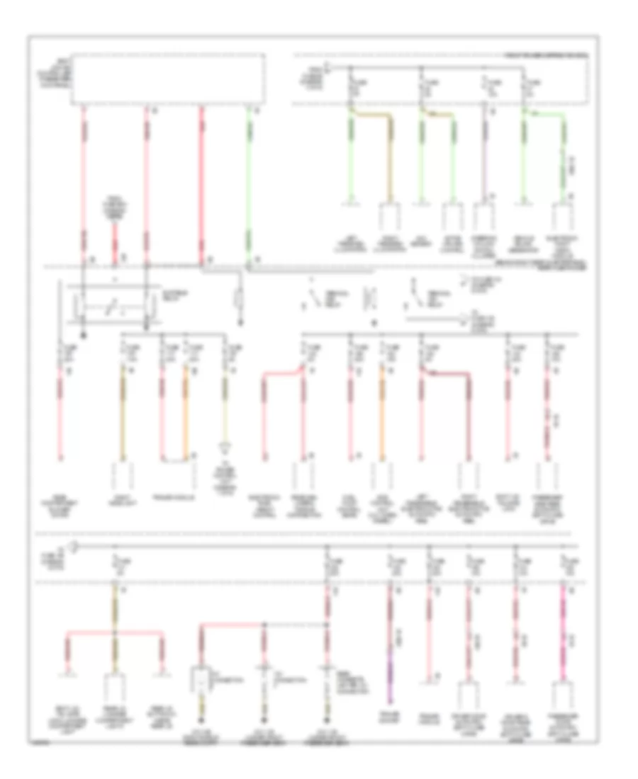 Power Distribution Wiring Diagram 4 of 6 for BMW X5 sDrive35i 2014