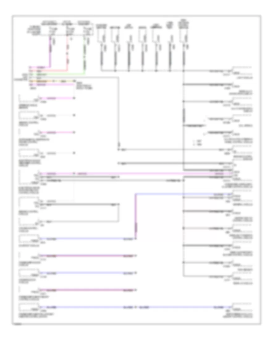 Data Bus Wiring Diagram Early Production for BMW 740iL 1997