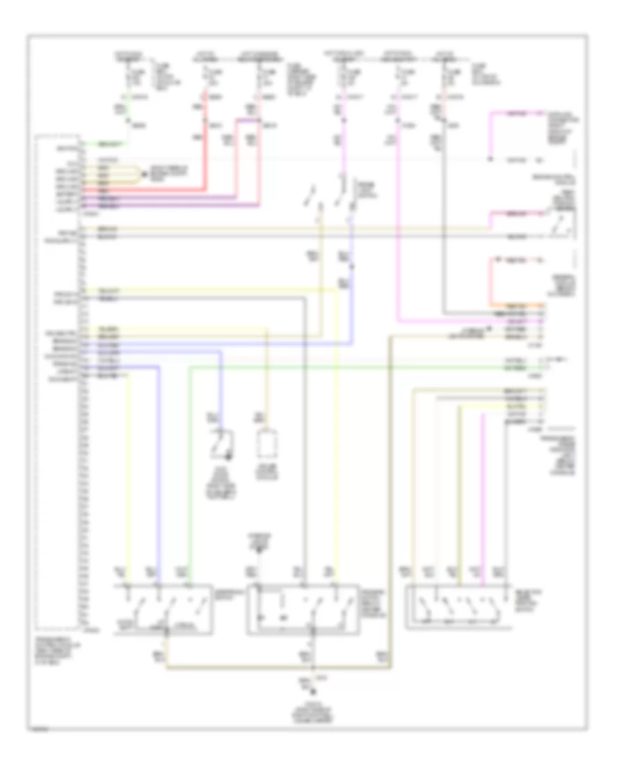 Transmission Wiring Diagram 1 of 2 for BMW 740iL 1997