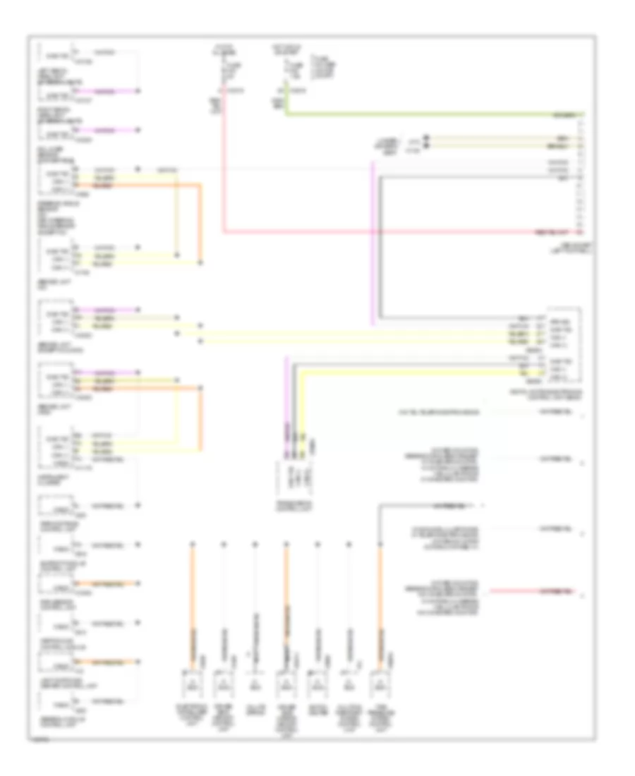 Computer Data Lines Wiring Diagram 1 of 2 for BMW 330xi 2001