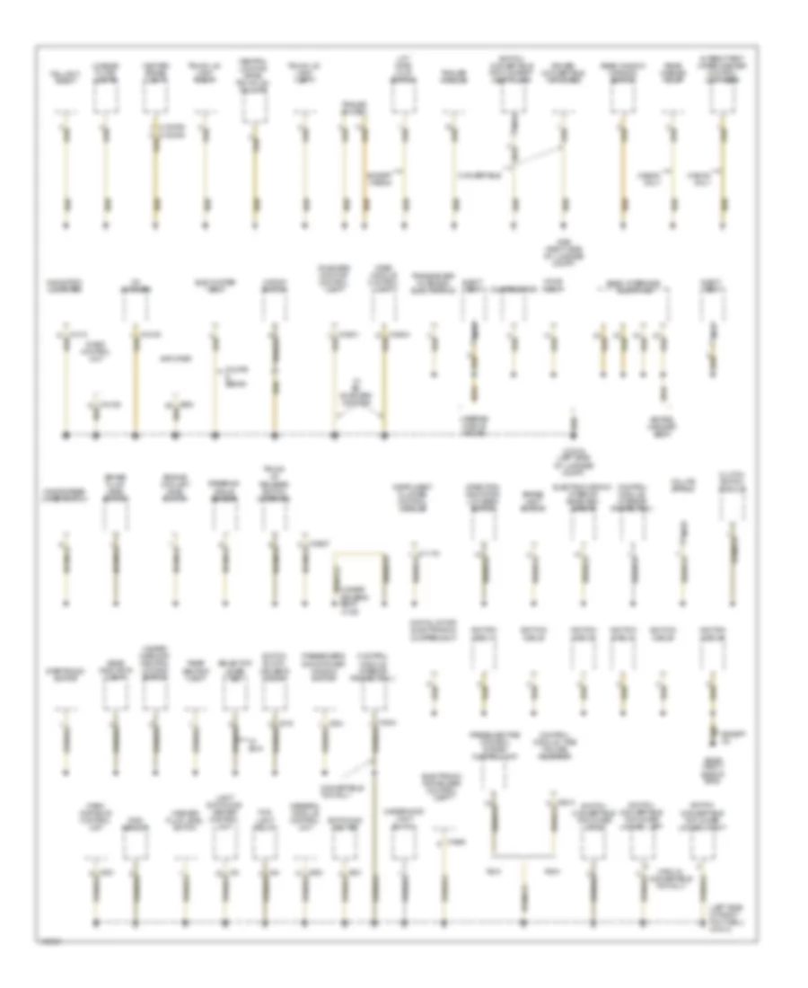 Ground Distribution Wiring Diagram (4 of 4) for BMW 330xi 2001