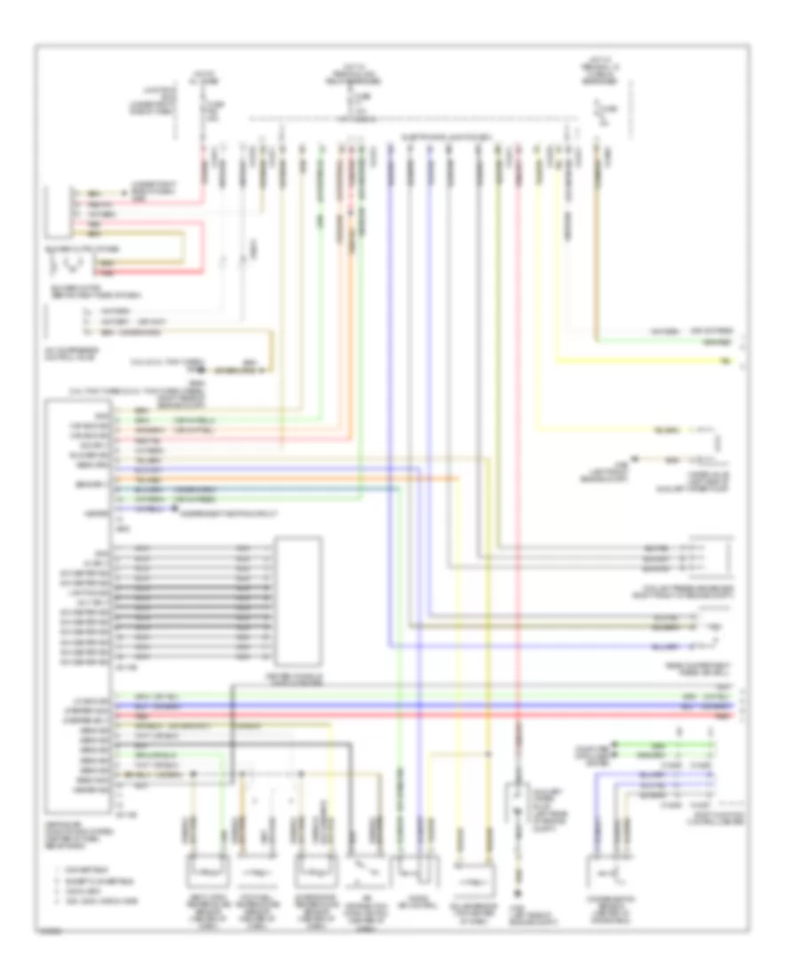 Automatic A C Wiring Diagram 1 of 3 for BMW 335is 2011