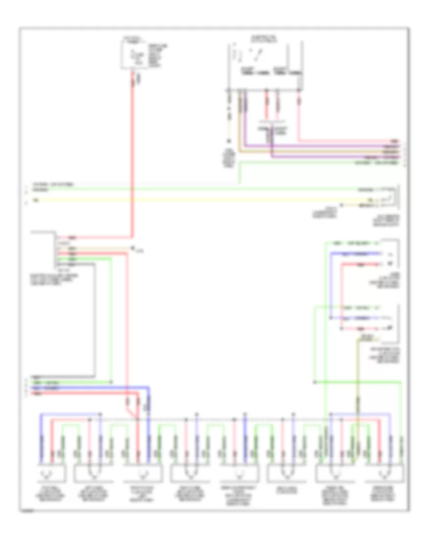 Automatic AC Wiring Diagram (2 of 3) for BMW 335is 2011