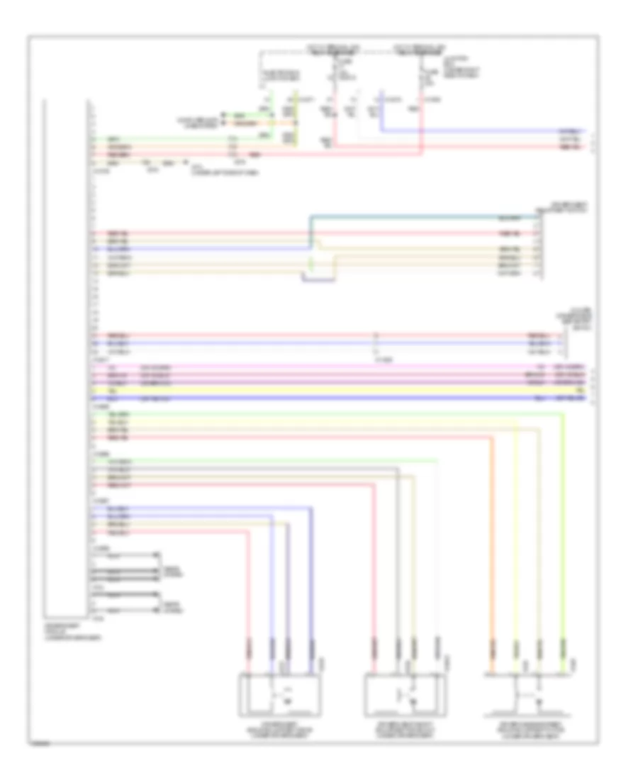 Drivers Memory Seat Wiring Diagram, Except Convertible (1 of 2) for BMW 335is 2011