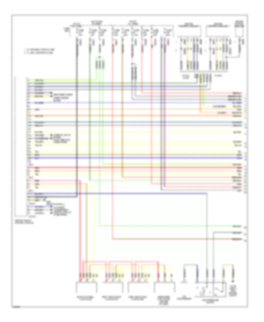 Automatic A C Wiring Diagram 1 of 3 for BMW 750iL 1997