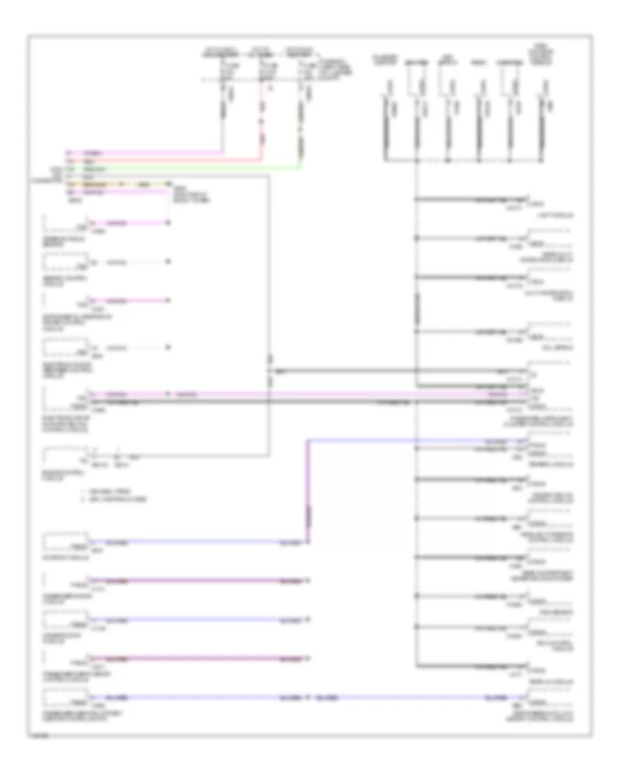 Data Bus Wiring Diagram for BMW 750iL 1997