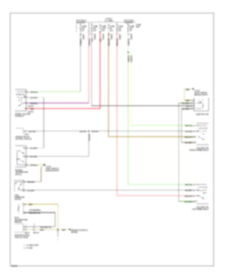 Cooling Fan Wiring Diagram for BMW 750iL 1997