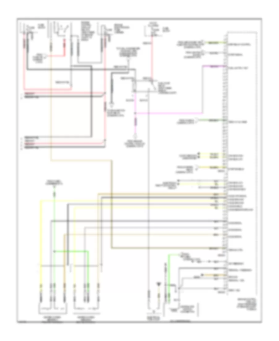 5.4L, Engine Controls Wiring Diagram (5 of 5) for BMW 750iL 1997
