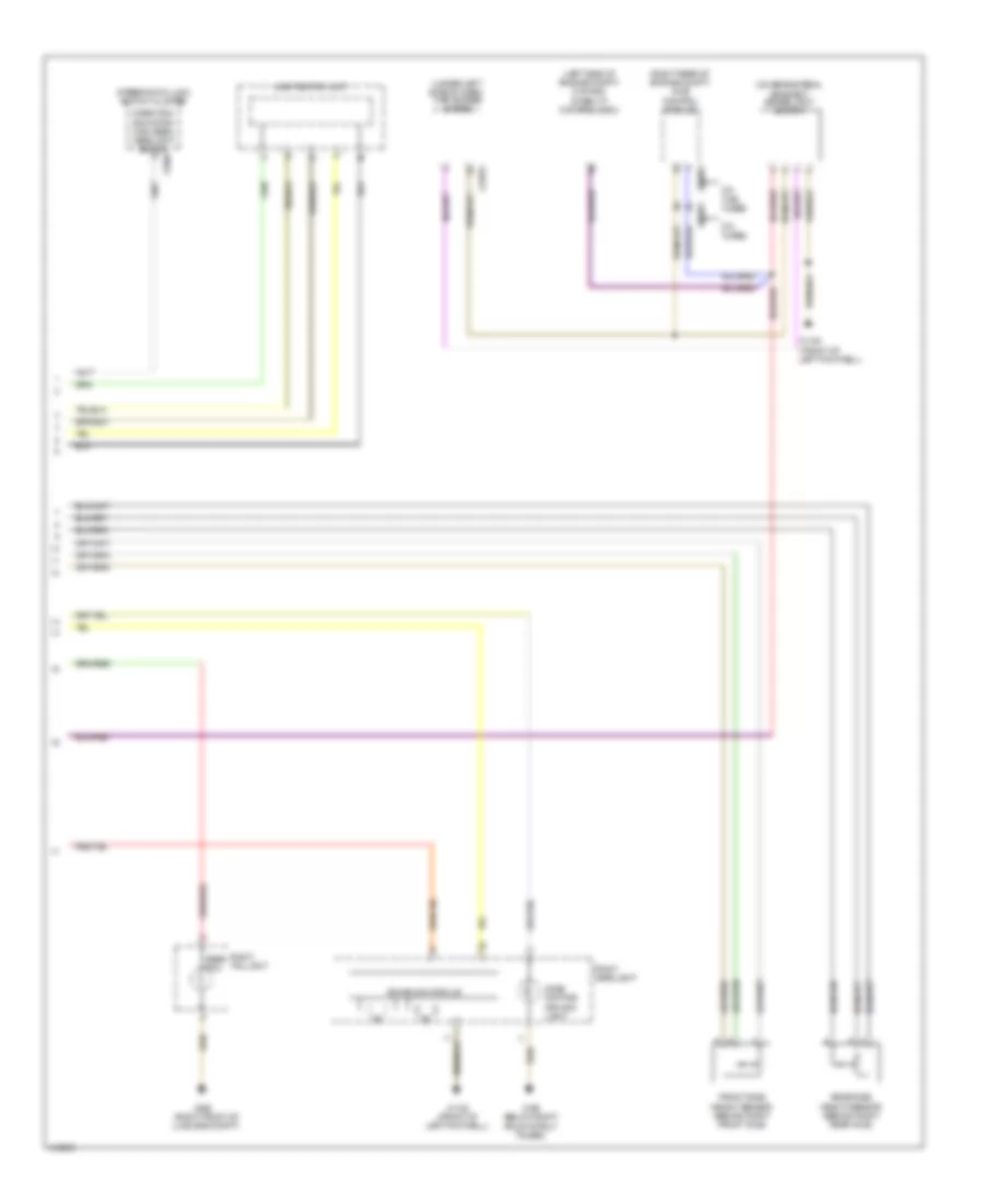 Adaptive Front Lighting Wiring Diagram 2 of 2 for BMW Z4 35is 2013