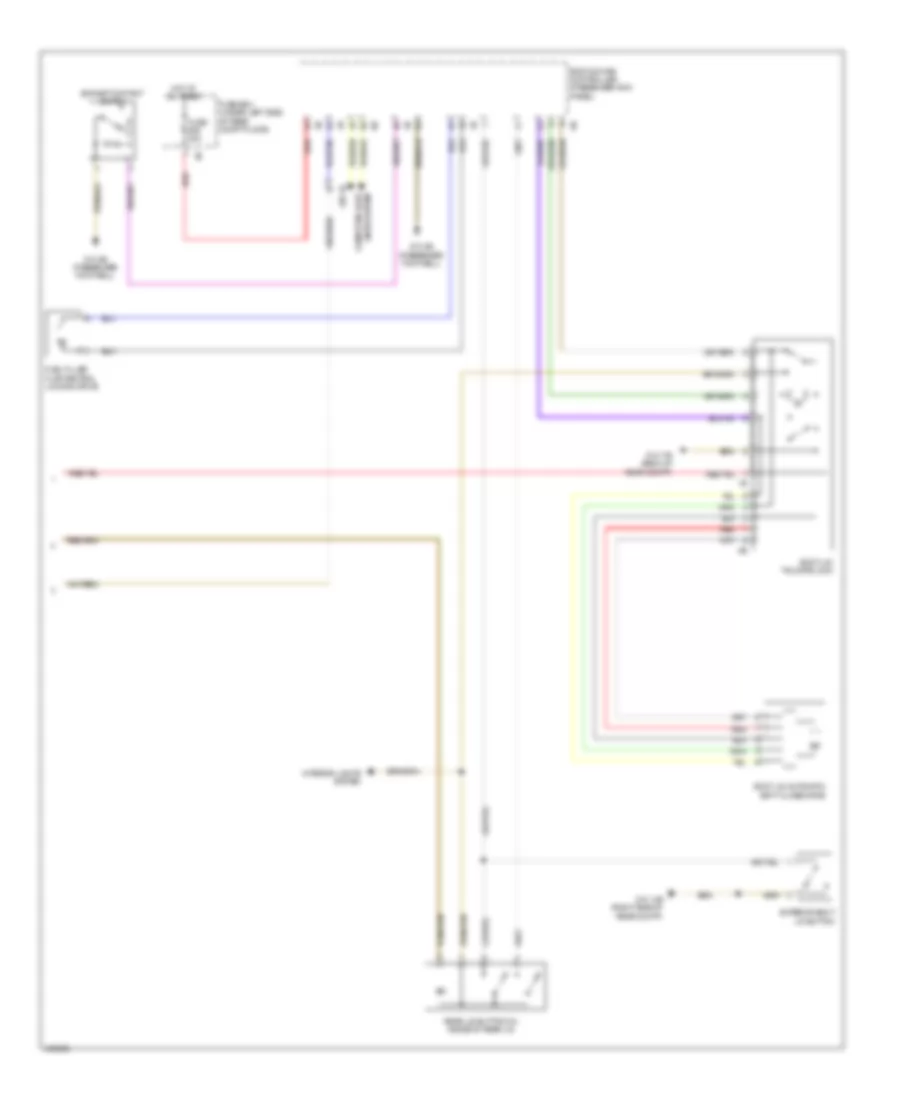 Trunk  Fuel Door Release Wiring Diagram (2 of 2) for BMW X5 xDrive35d 2014