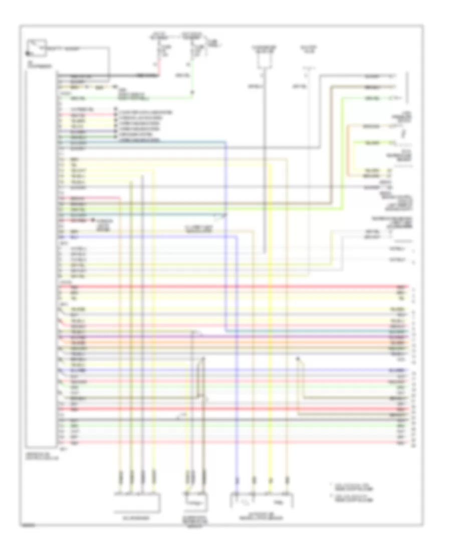 Automatic A C Wiring Diagram 1 of 2 for BMW 525i 2001
