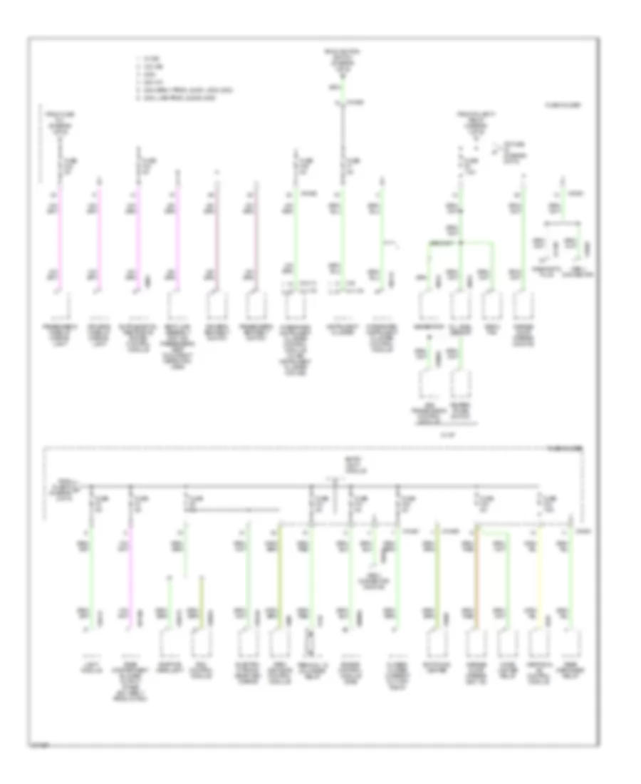 3 0L Power Distribution Wiring Diagram 2 of 6 for BMW X5 30i 2005