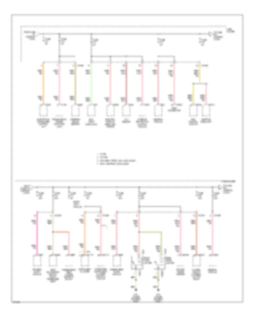 3 0L Power Distribution Wiring Diagram 3 of 6 for BMW X5 30i 2005