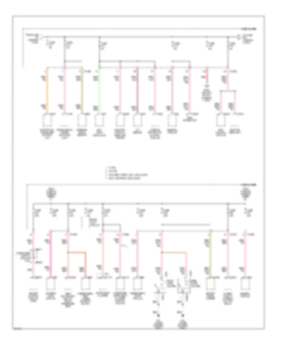 4 4L Power Distribution Wiring Diagram 3 of 6 for BMW X5 30i 2005