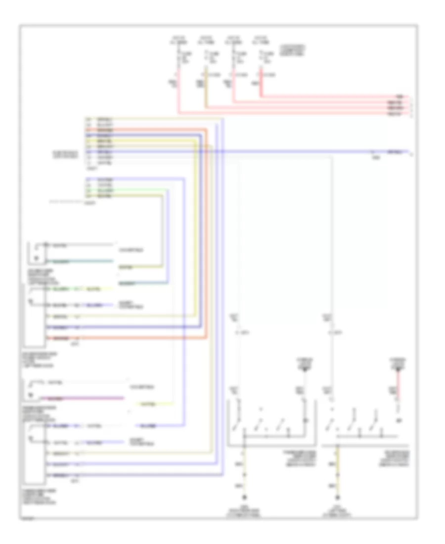 Power Windows Wiring Diagram 1 of 2 for BMW 335xi 2011