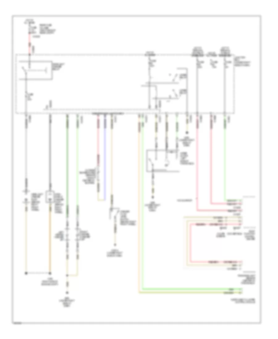 WiperWasher Wiring Diagram for BMW 335xi 2011