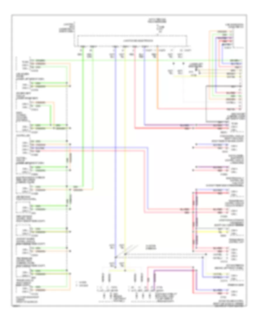 Computer Data Lines Wiring Diagram for BMW 128i 2009
