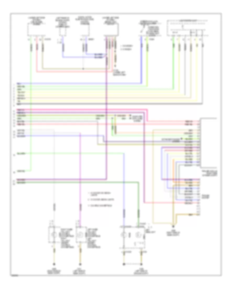 Exterior Lamps  Trailer Connector Wiring Diagram 3 of 3 for BMW 128i 2009