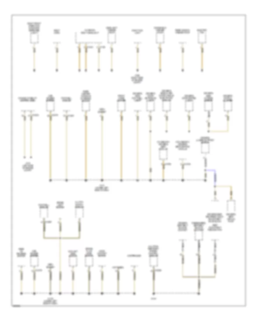 Ground Distribution Wiring Diagram 2 of 4 for BMW 128i 2009