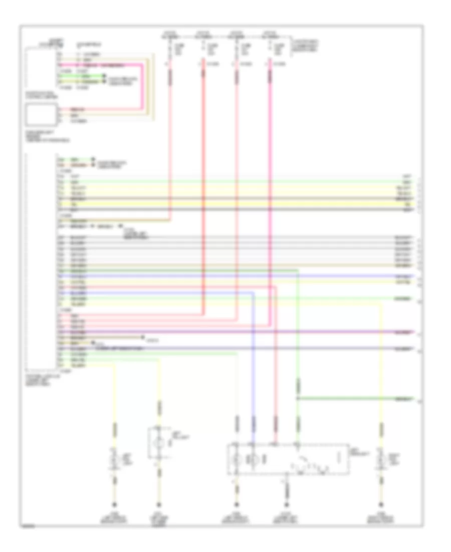 Adaptive Front Lighting Wiring Diagram 1 of 2 for BMW 128i 2009