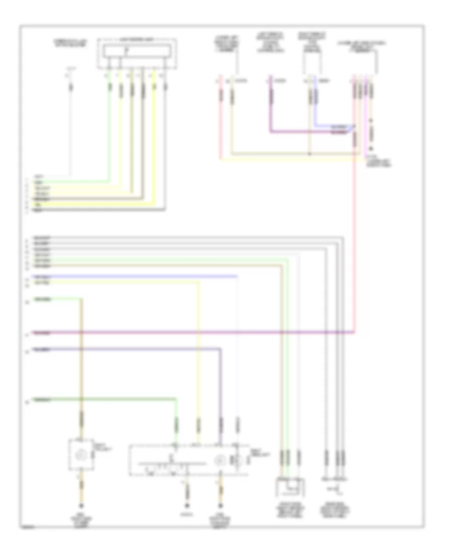 Adaptive Front Lighting Wiring Diagram (2 of 2) for BMW 128i 2009