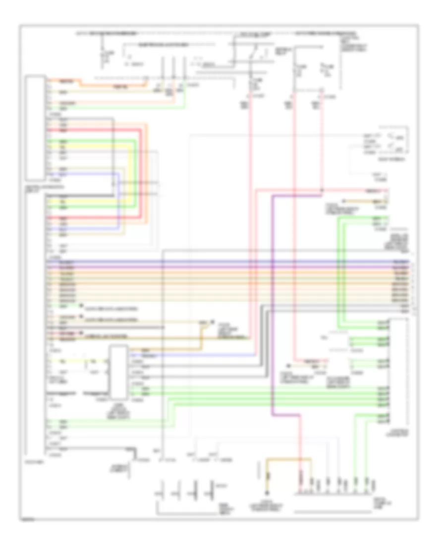 Navigation Wiring Diagram Except Convertible without Car Information Computer Hifi Radio 1 of 2 for BMW 128i 2009